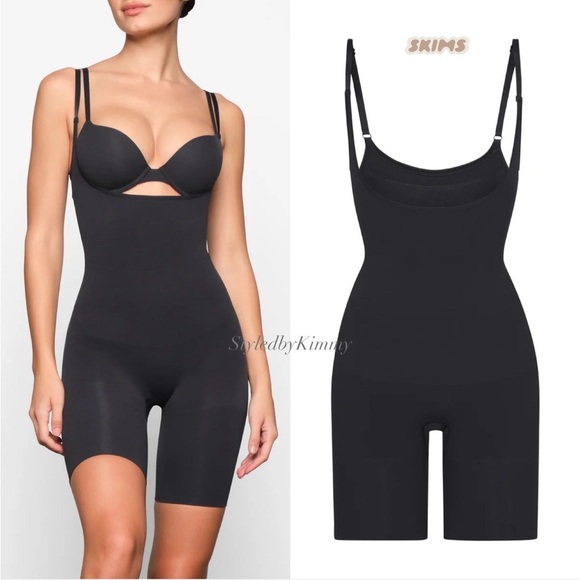 SKIMS Shapewear Bodysuit BUTT LIFTING OPEN BUST BODYSUIT New S SMALL - Picture 1 of 4